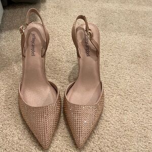 Jeffrey Campbell Zivote Blush Pink Jewel Slingback Pump 8